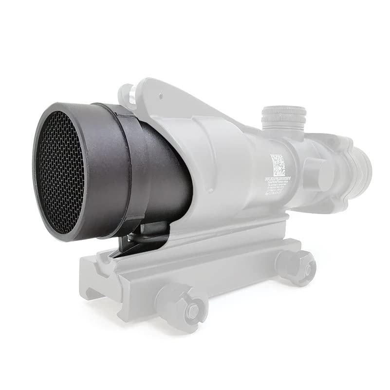 Red Dot Scope Lens Protection Net Cover Honeycomb Mesh Hood (Black)