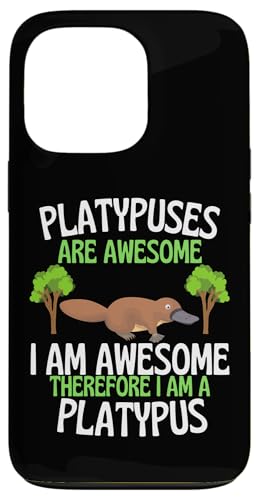 Platypuses Are Awesome 面白くてかわいいカモノ愛好家 スマホケース iPhone 13 Pro 用