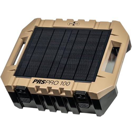 Premier 1 PRS Pro 100 Solar Fence Energizer - 1.0 Joule Output (Tan)