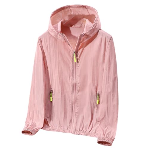Chaqueta de seda de hielo para hombre en color rosa talla L