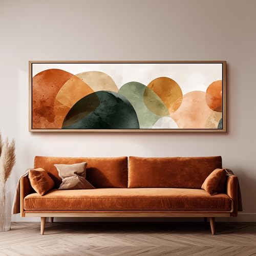 Décoration intérieure grand format tableau horizontal salon 60x180cm - 3
