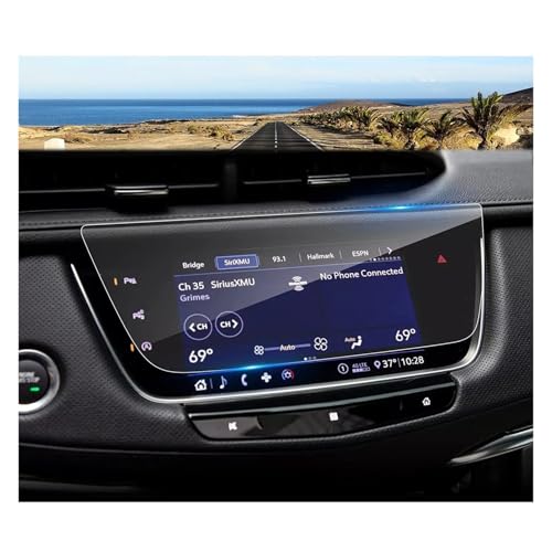 Film protection GPS Cadillac XT5 en verre trempe 8 pouces pour trajets sereins