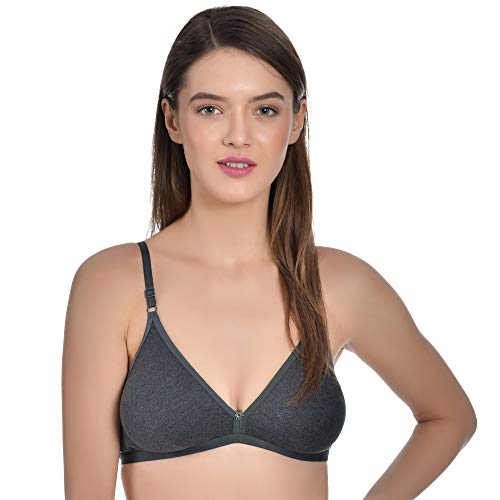 Image of Aimly Women's Cotton Non-Padded Non-Wired Low Coverage Regular Bra - (Pack of 3)