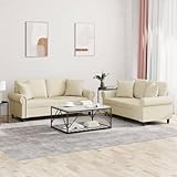 Détails pratiques et esthétique : la livraison comprend 2 canapés et 8 coussins carrés (40 x 40 cm) qui non seulement mettent en valeur l'ameublement, mais offrent également un confort supplémentaire en position assise ou allongée. Parfait pour les adultes qui recherchent des canapés confortables.