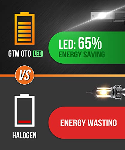 Gtmoto Led Bulbs For Kenworth T680 Headlights 2024 2023 2022 2021 2020 2019 2018 2017 2016 2015 2014 2013, Direct Replace For Truck Halogen Type Low High Beam Combo, 6000K Cool White Led Kit, 4 Pack #TOP2