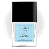 butter LONDON Cuticle Remover Liquid, Melt Away - Cuticle Softener Oil Exfoliator Gently Removes Dry & Overgrown Skin - Nail Care for Clean & Healthy-Looking Nails, Home Manicure & Pedicure, 6ml
