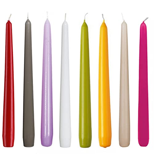 6 kg Witap Spitzkerzen 25 cm Tafelkerzen Stabkerzen Leuchtkerzen ca. 100 Stück bunt gemischt Cover