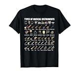 Types of Musical Instruments Shirt for Band Class T-Shirt