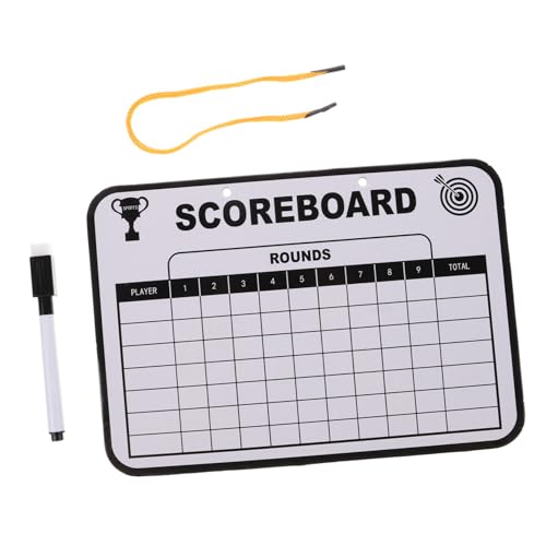 Hemoton Golf Training Scoreboard Reusable Dry Erase Board for Golf Scores Compact Easy to Use
