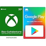 Xbox Live - 30 EUR Guthaben [Xbox Live Online Code] + Google Play €15 Guthaben (Digital Code, code kann nur in Deutschland eingelöst werden)