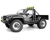 Helidirect HPI Venture18 Brushed 1985 Toyota Hilux SR5 1/18 RTR 4WD w/2.4GHz Radio TX, Battery & Charger - Remote Control Crawler, RC Rock Crawler 1/18 4WD Off-Road for Adults (Black (HPI160800))