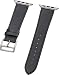 Produktbild PETER JÄCKEL Watch Band für Apple Watch 44mm (Series 4/5)/ 42mm (Series 1/2/ 3) Leather Black