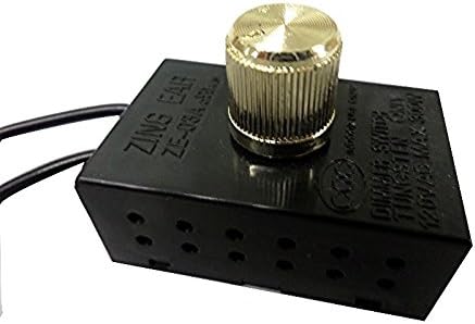 BIN Light Switch Dimmer Rotary 300W 120VAC for ZE-03A Zing Ear