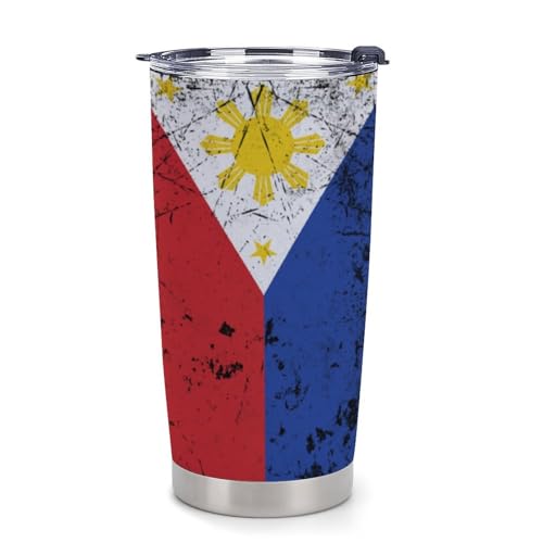 Posavasos para auto diseño bandera Filipinas 4 pcs miniatura 1