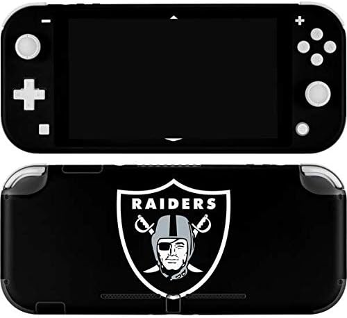 Skinit Decal Gaming Skin Compatible with Nintendo Switch Lite - Officially Licensed NFL Las Vegas Raiders Large Logo Design