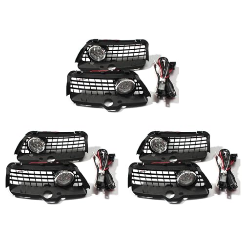 Feu de brouillard LED Mk3 Golf avec grille pare-chocs 1992-1998 optique DRL blanc 6000K