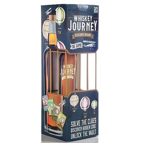 Boxer Gifts Whiskey Escape Room Game For Adults, Whisky Gifts For Men, Brain Teaser Puzzle For Adults On Birthday & Christmas