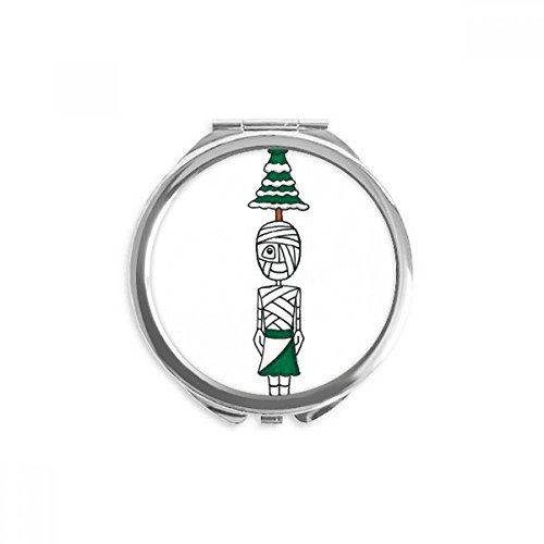 Miroir de poche égypte momie horus finition main haut de gamme