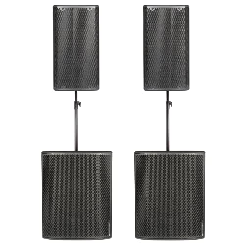 2 x db Technologies Opera 10 + 2 x subwoofer subwoofer da 18" + 2 aste Thor altoparlante