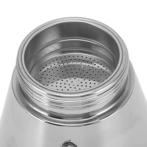 Stovetop Espresso Maker Stainless Steel Moka Pot Cam Coffee Bialetti Mini Express Lichtenstein Set Includes 1Cup Gsi Outdoors 1 Cup Portable Alessi Maker Ceramic Top 200Ml Single #TOP7