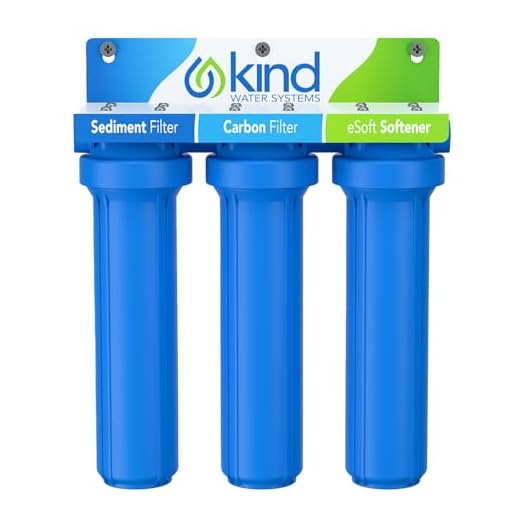 Kind Water Systems Whole House Salt-Free Water Softener and Filter Combo - High Performing Coconut Shell Carbon Block Filtration - for Homes with Up to 6 Bathrooms - Easy Installation