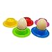 Vektenxi Lot de 6 coquetiers en Silicone pour Cuisine Motif pochés