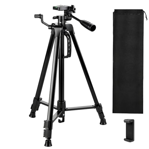 Laser Level Tripod Compatible with Bosch, Height Adjustable Laser Level Stand, 1/4"-20 Thread Mount, Collapsible Legs and Non-Skid Feet, Tripod Stand with Carrying Pouch, for Line and Point Lasers