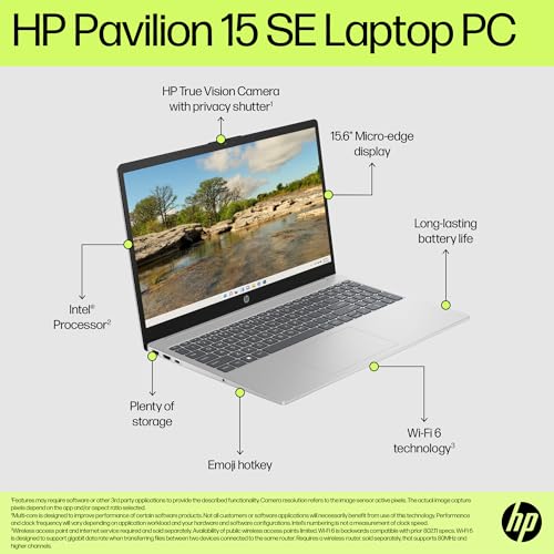 HP 15.6" Laptop | Intel Core i5 i5-1334U Processor | 16 GB RAM | 1 TB SSD | Intel Iris Xᵉ Graphics | FHD Display | Up to 9.75 hrs battery | Windows 11 | Dual Speakers | Natural Silver | 15-fd0003sa - Image 2
