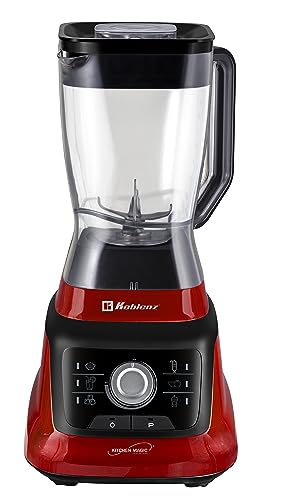Image of Koblenz Bob Countertop Blender, 1400W, 68 oz, Black /Red, LKM-9608