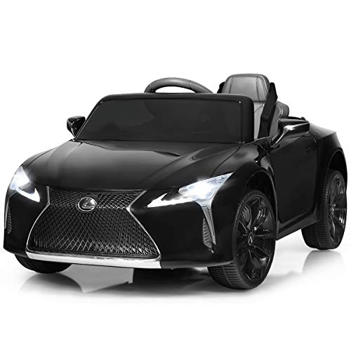 Black Friday - 40% OFF Costzon Ride on Car, Licensed Lexus LC500, 12V Battery Powered Car w/ Remote Control, 3 Speed, LED Lights, Horn, MP3&USB, Slow Start, Spring Suspension, Electric Vehicle for Boys& Girls (Black) Black Friday - 40% OFF Costzon Ride on Car, Licensed Lexus LC500, 12V Battery Powered Car w/ Remote Control, 3 Speed, LED Lights, Horn, MP3&USB, Slow Start, Spring Suspension, Electric Vehicle for Boys& Girls (Black)