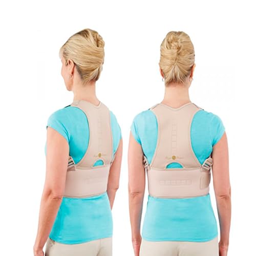 Corretor Postural Colete Modelador Unissex Reforço Cruzado Profissional Ajustável Faixa Abdominal