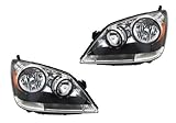 BuyRVlights Tiffin Phaeton 2011-2014 RV Motorhome Pair (Left & Right) Replacement Headlights Head Lights Front Lamps