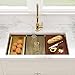 Sarlai 32 Gold Undermount Kitchen Sink - 32