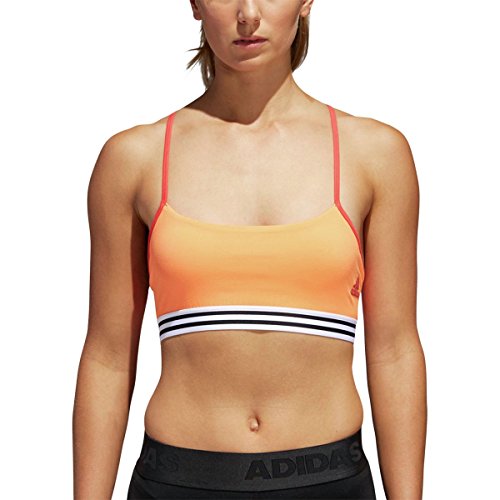 adidas Women's Training Crossback 3-Stripe Hem Sports Bra