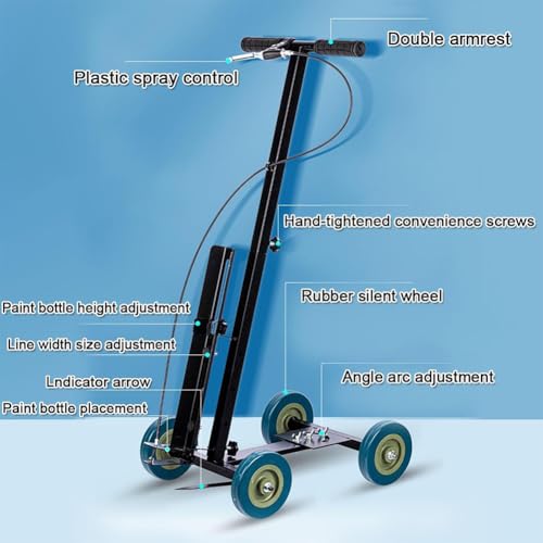 Machine de marquage de lignes pour corriger les voies de circulation au sol