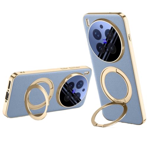 Case for Vivo X300 Pro, Magnetic Case with 360° Rotating Ring Stand Cover