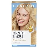 Clairol Nice'n Easy Permanent Hair Dye, 10 Extra Light Blonde Hair Color, Pack of 1