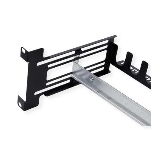 Bastidor de soporte de 19» para dispositivos de carril DIN 3U negro VALUE 4
