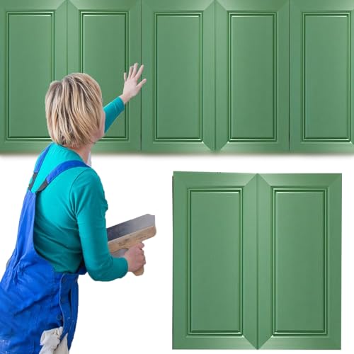 Minglez Piastrelle per Soffitti Carta da Parati Autoadesiva 3D per Soffitti, Pareti Interne, Pannelli per Soffitti di Soggiorno/Camera da Letto/Cucina, Spessore 5 mm, Pannelli(Green,15 Pack)