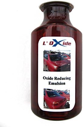 Oxide Reducing Emulsion to Restore Faded, Oxidized or Sun Damaged Car Paint, Peeling Clear Coat and Dull Headlights in a Simple DIY Operation. Easier to apply than wax, needs no polishing