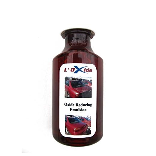 Oxide Reducing Emulsion to Restore Faded, Oxidized or Sun Damaged Car Paint, Peeling Clear Coat and Dull Headlights in a Simple DIY Operation. Easier to apply than wax, needs no polishing