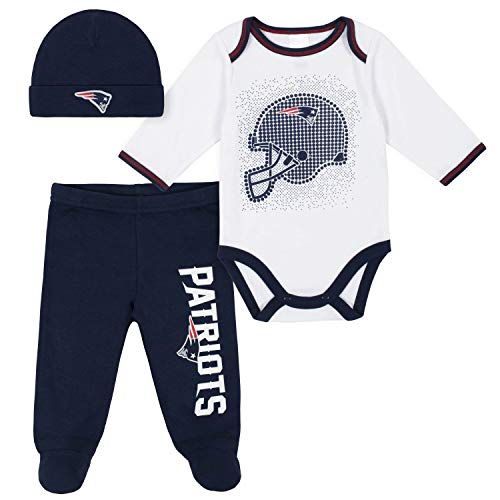 Image of Gerber Unisex Baby NFL Team Footed Pant and Bodysuit Gift Set