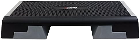 VIAVITO Adjustable 3 Level Aerobic Stepper Fitness Step Exercise Platform