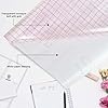 Vinyl Transfer Tape, 12 in x 16.4 Ft (30.5 x 500 Cm), Clear Red Checkered Transfer Film, Suitable for Decal Transfers, Graphic Transfers, Signs, Wall Decorations, Windows, Mugs, and Cars #2