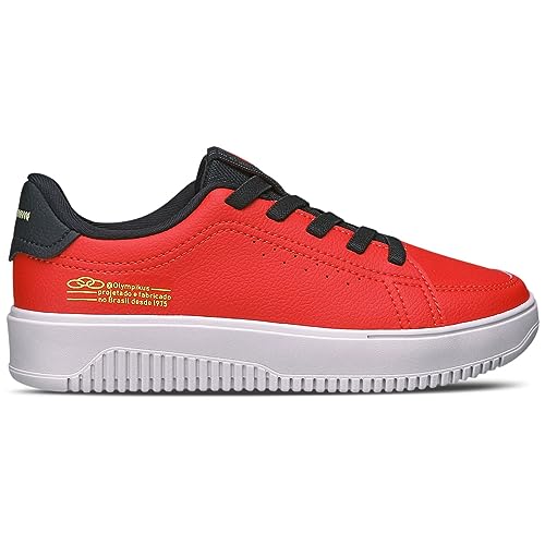 Tênis Infantil Olympikus Eros Kids Cor:Vermelho;Tamanho:33