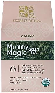 Mummy Magic Green Tea - Natural Postpartum Weight Loss Tea Safe while Breastfeeding