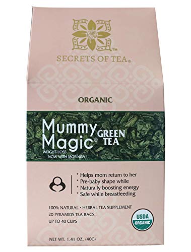 Mummy Magic Green Tea - Natural Postpartum Weight Loss Tea Safe while Breastfeeding