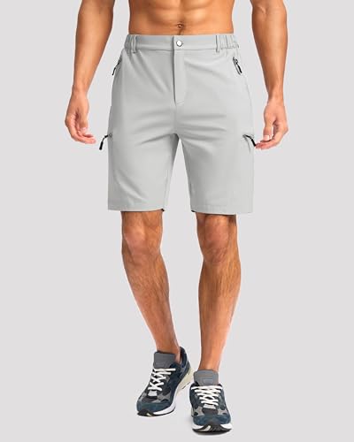 Image of G Gradual Men's Hiking Cargo Shorts 9 inch Quick Dry Lightweight with 4 Pockets