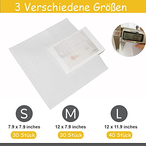 Schaumfolie Verpackungsmaterial Schaumstoff Beutel Kissenschaumbeutel 100Stk Schaumstoffverpackung Umzugspapier Umzugsverpackung für Glas Möbel Porzellan und Geschirr (30x30cm 30x20cm 20x20cm)