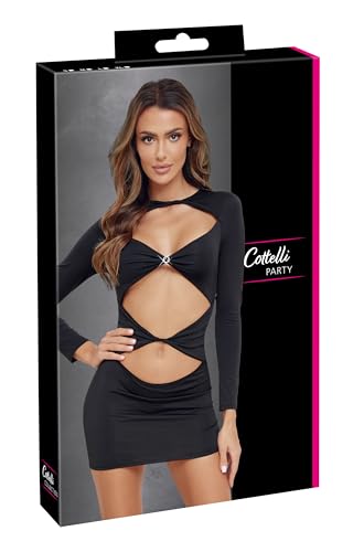 Robe noire ajustée Cottelli taille L sublimant les formes - 5
